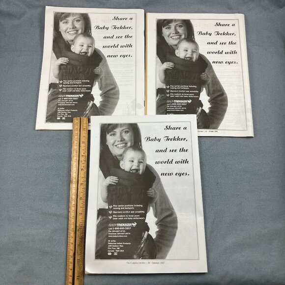 Compleat Mother Magazine 3 Issues 1999 #55-56 and 2002 #66 Pregnancy & Birth - Picture 2 of 4